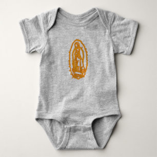 Unsere Dame von Guadalupe Baby Strampler