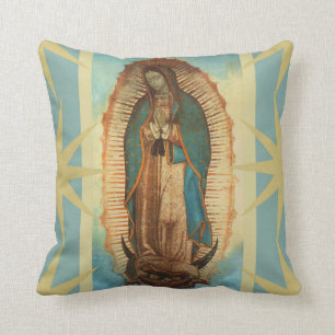 Unsere Dame von Guadalupe Kissen