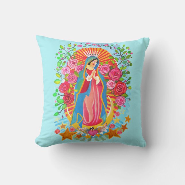 Unsere Dame von Guadalupe-Kissen Kissen (Vorderseite)
