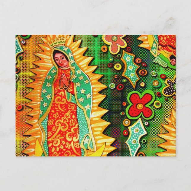 Unsere Dame von Guadalupe Mexiko Postkarte (Vorderseite)