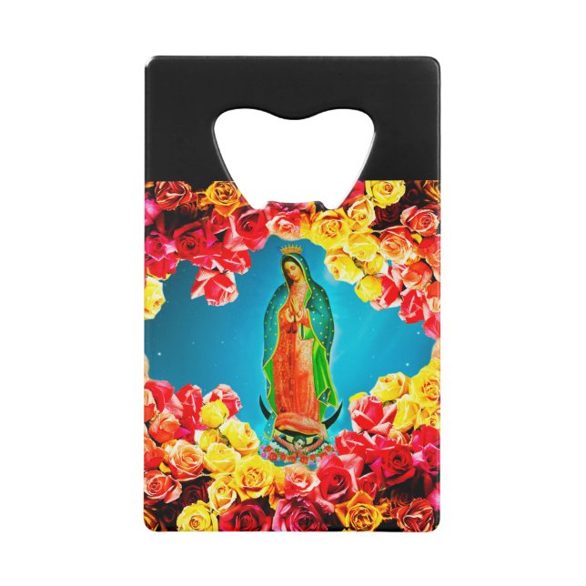 Unsere Dame von Guadalupe Portemonnaie Bier öffnen Geldbeutel Flaschenöffner (Vorderseite)