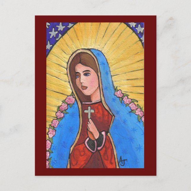Unsere Dame von Guadalupe - Postkarte (Vorderseite)