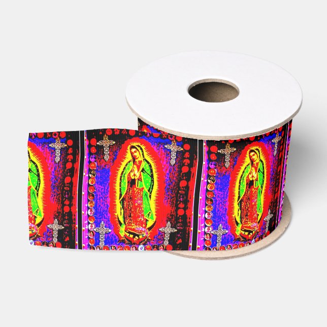 Unsere Dame von Guadalupe Ripsband (Spule)