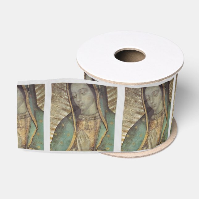 unsere Dame von Guadalupe Ripsband (Spule)