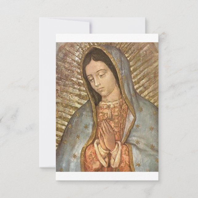 Unsere Dame von Guadalupe Save The Date (Vorderseite)