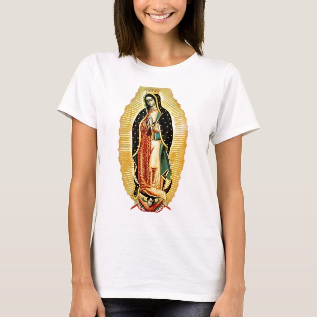 Unsere Dame von Guadalupe T-Shirt (Vorderseite)