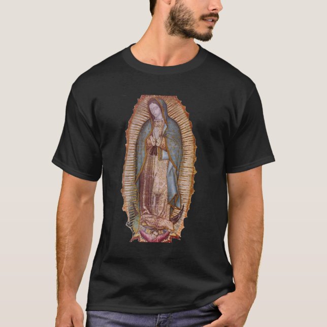 Unsere Dame von Guadalupe T-Shirt (Vorderseite)