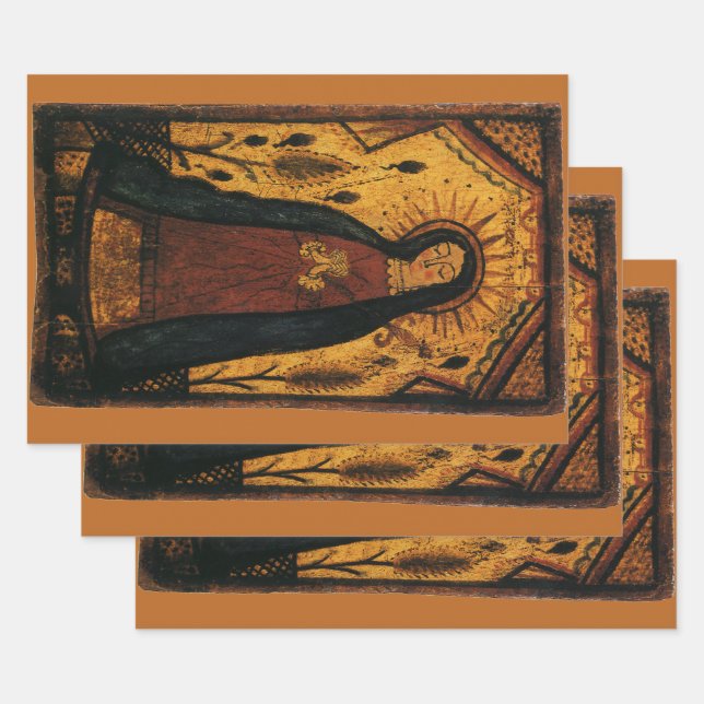 Unsere Dame von Guadalupe von Pedro Antonio Fresqu Geschenkpapier Set (Set)