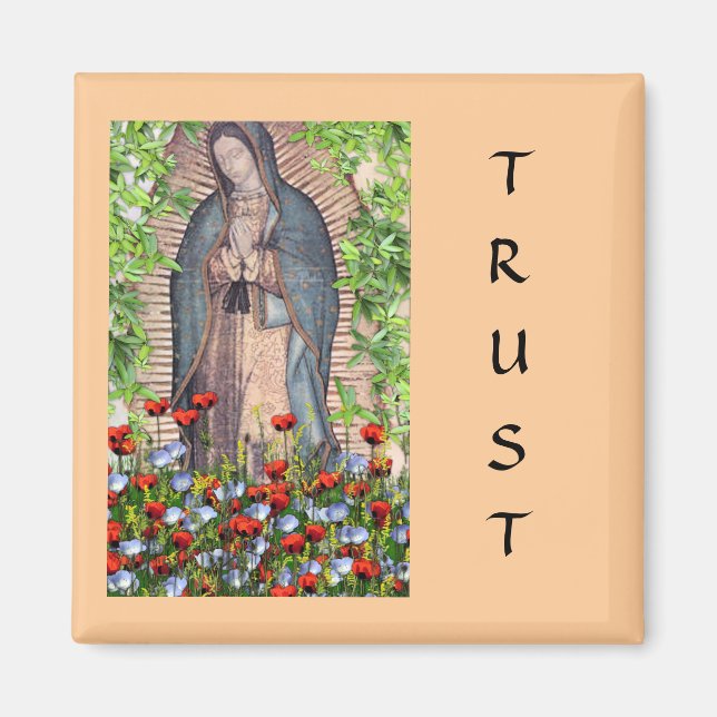 Unsere Dame von Guadelupe Magnet (Vorne)