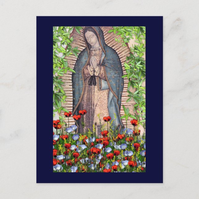 Unsere Dame von Guadelupe Postkarte (Vorderseite)