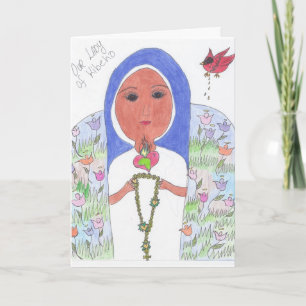 Unsere Dame von Kibeho Liebe Karte