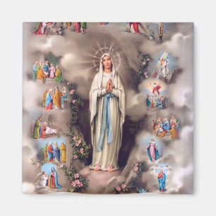 Unsere Dame von Lourdes Magnet