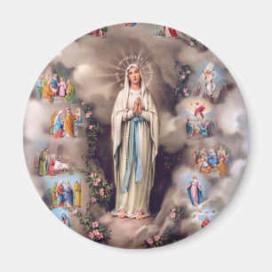 Unsere Dame von Lourdes Magnet