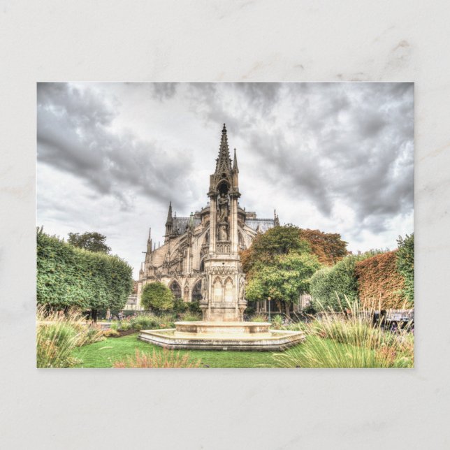 Unsere Dame von Paris Notre Dame de Paris Postkarte (Vorderseite)