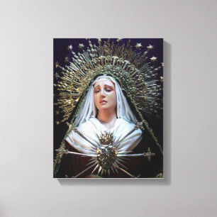 Unsere Dame von Sorgen Leinwanddruck