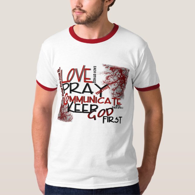 Unsere Ehe funktioniert, weil die Männer klingeln T-Shirt (Vorderseite)