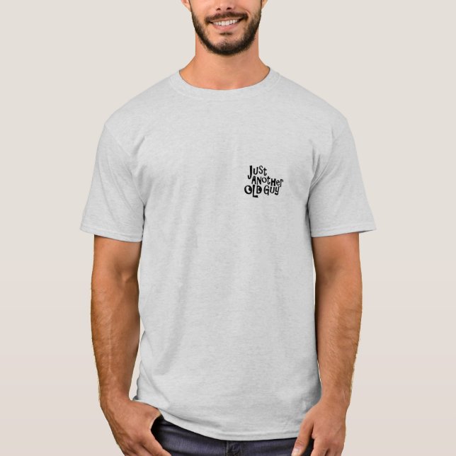Unsere einzigartige Marke im alten Typgrau! T-Shirt (Vorderseite)