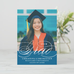 UNSERE ELEGANTE SCRIPT GRAD ABITUR-EINLADUNG EINLADUNG