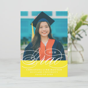 UNSERE ELEGANTE SCRIPT GRAD ABITUR/EINLADUNG ZUM EINLADUNG