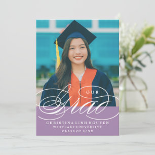 UNSERE ELEGANTE SCRIPT GRAD ABITUR/EINLADUNG ZUM EINLADUNG
