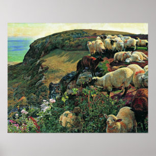 Unsere englische Küste von William Holman Hunt Poster