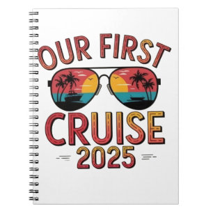 Unsere erste Kreuzfahrt 2025 Sommerreise Matching Notizblock