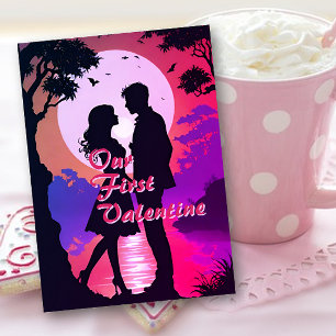 Unsere erste Valentine-Silhouette Feiertagskarte