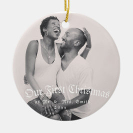 unsere erste verheiratete, unsere neue Zuhause, Ch Keramik Ornament