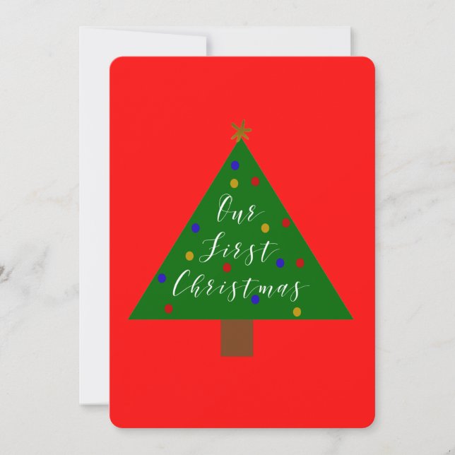 Unsere erste Weihnachts-Simpliday-Card Feiertagskarte (Vorderseite)