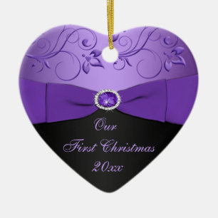 Unsere erste Weihnachtsandenken-Verzierung Keramik Ornament