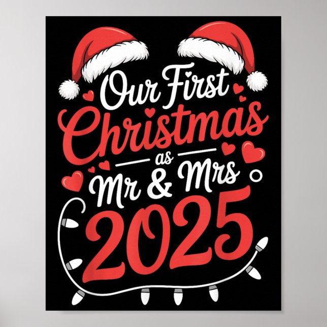 Unsere erste Weihnachtsfeier als Frau 2025 Verheir Poster (Vorne)