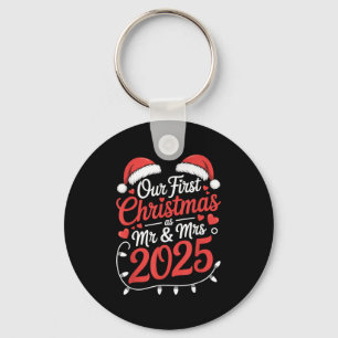 Unsere erste Weihnachtsfeier als Frau 2025 Verheir Schlüsselanhänger