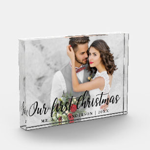 Unsere erste Weihnachtsfeier Fotoblock