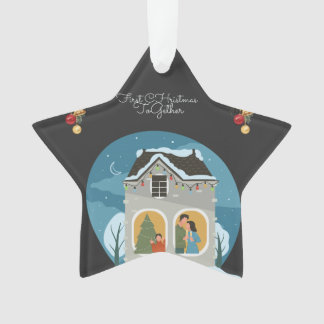 Unsere erste Weihnachtsfeier zusammen mit Familien Ornament