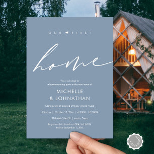 Unsere erste Zuhause, Party-Feier Einladung