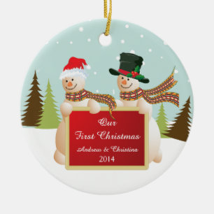 Unsere ersten keramik ornament