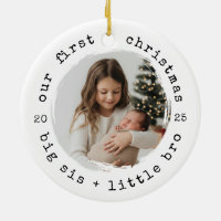 Unsere ersten Weihnachten als Big Sister & Bro Fot