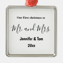 unsere ersten Weihnachten als Foto Hochzeit ce