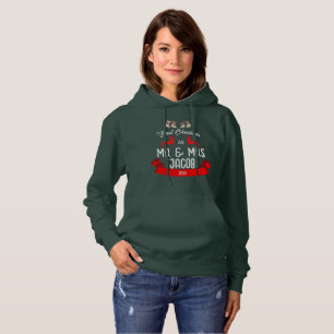 Unsere ersten Weihnachten als Herr und Frau Newlyw Hoodie