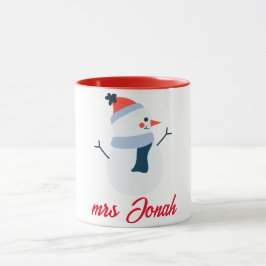 Unsere ersten Weihnachten als Herr und Frau Newlyw Tasse