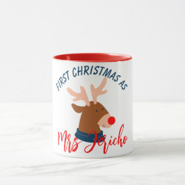 Unsere ersten Weihnachten als Herr und Frau Newlyw Tasse
