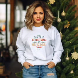 unsere ersten Weihnachten als Herr und Frau. T-Shirt