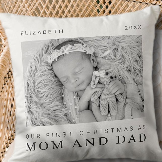 Unsere ersten Weihnachten als Mama und Vater Moder Kissen (Von Creator hochgeladen)