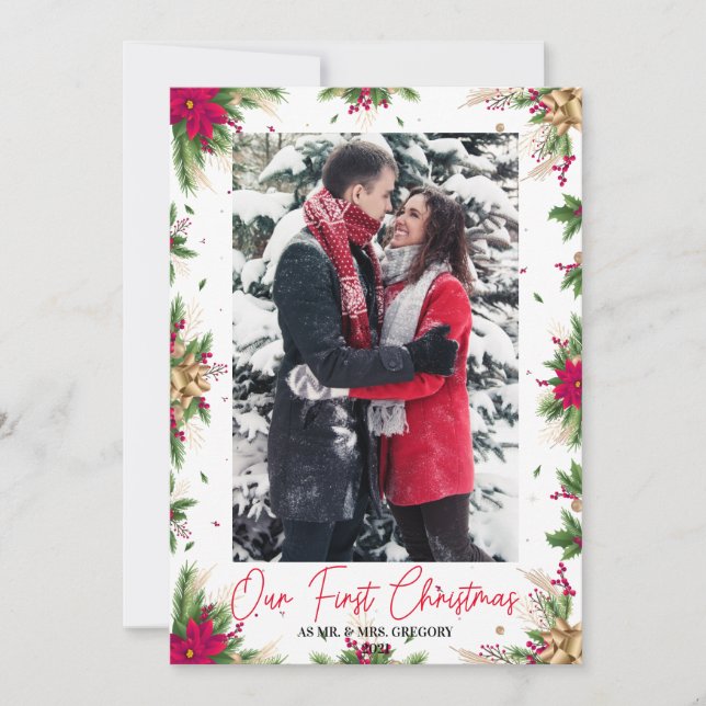 Unsere ersten Weihnachten als Mr. & Mrs. Floral Fo (Vorderseite)