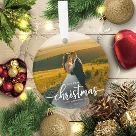 Unsere ersten Weihnachten als Mr. und Mrs. Simple  Ornament