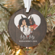 Unsere ersten Weihnachten Mr. und Mrs. frisch verm