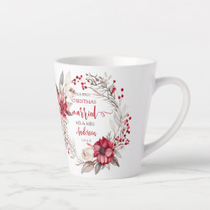 Unsere ersten Weihnachten Verheiratet Milchtasse