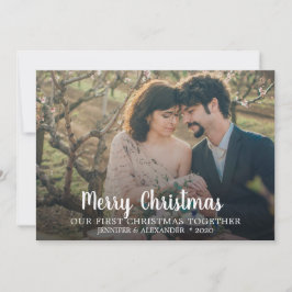 Unsere ersten Weihnachten zusammen Foto Frohe Weih