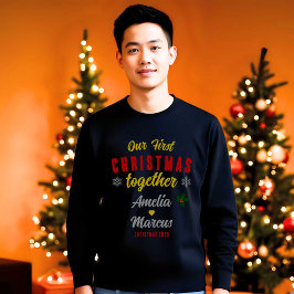 Unsere ersten Weihnachten zusammen Schneeflocken s T-Shirt
