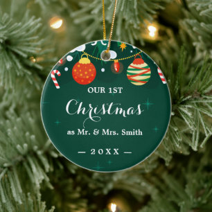 Unsere ersten Weihnachtsschick Handschrift Weihnac Keramik Ornament